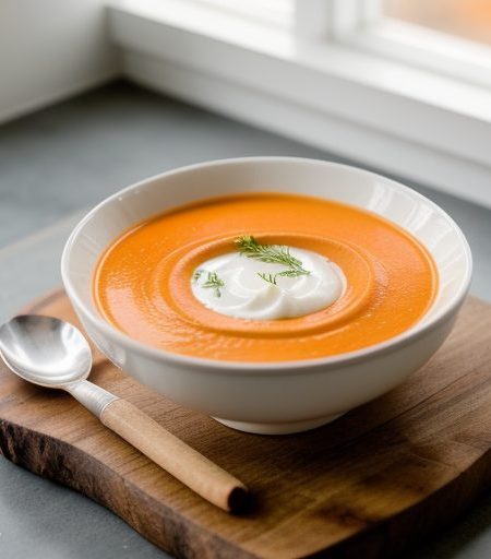 Creamed Carrot Soup recipe image