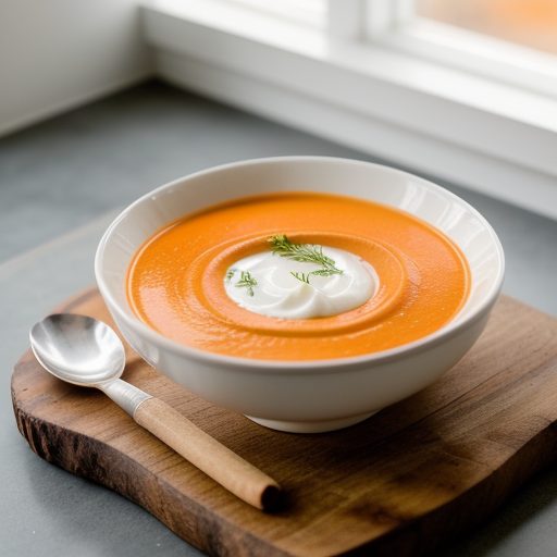 Creamed Carrot Soup recipe image