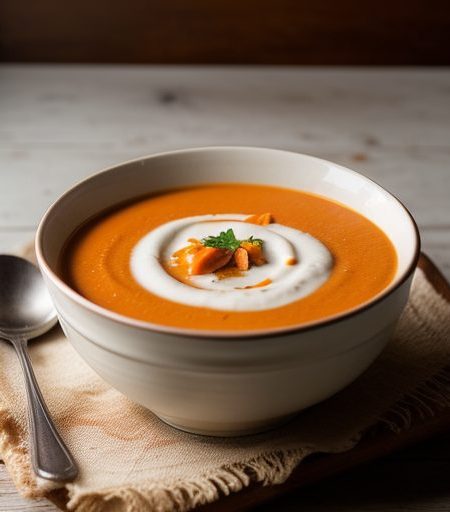 Creamed Carrot Soup recipe image