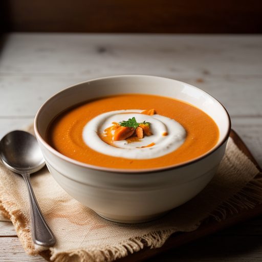 Creamed Carrot Soup recipe image