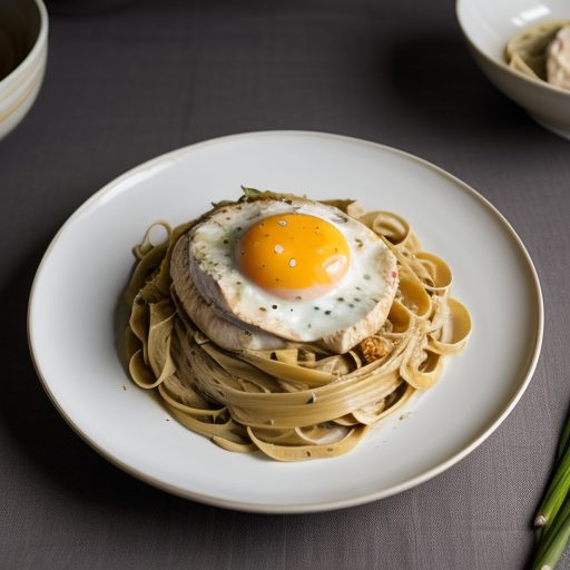 Creamed Chicken and Fettuccine recipe image