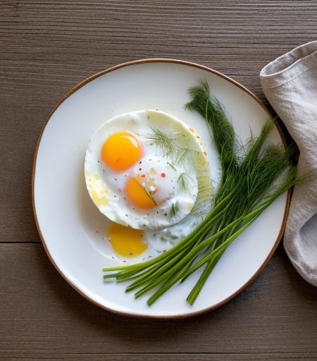 Creamed Eggs With Scallions recipe image