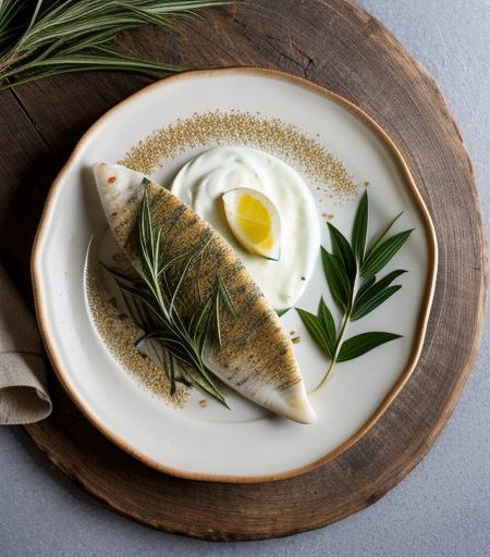 Creamed Flounder Tarragon recipe image