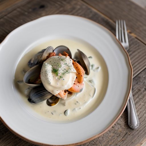 Creamed Lobster & Clams recipe image