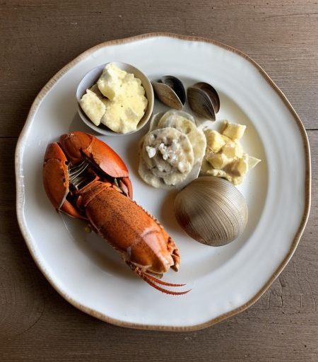 Creamed Lobster and Clams recipe image