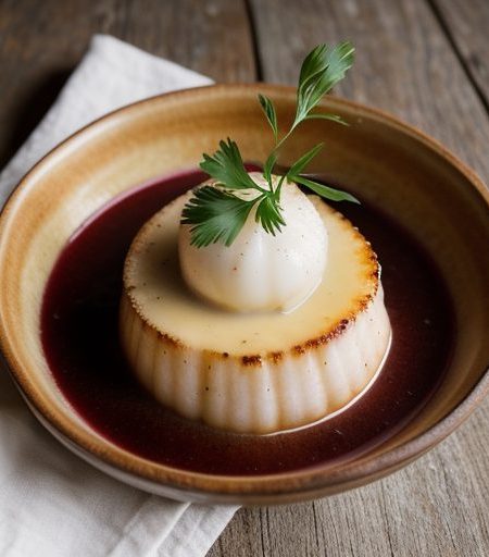 Creamed Scallops in Wine Sauce (Coquilies St. recipe image