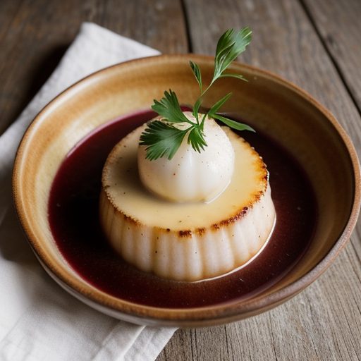 Creamed Scallops in Wine Sauce (Coquilies St. recipe image