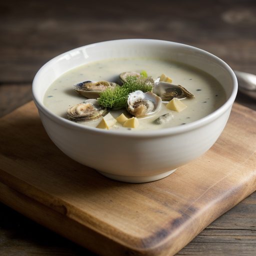 Creamy Artichoke & Oyster Soup recipe image