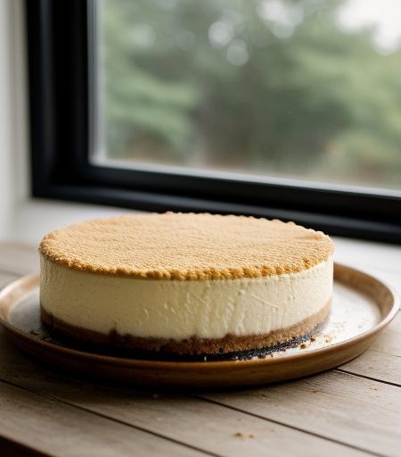 Creamy Baked Cheesecake recipe image