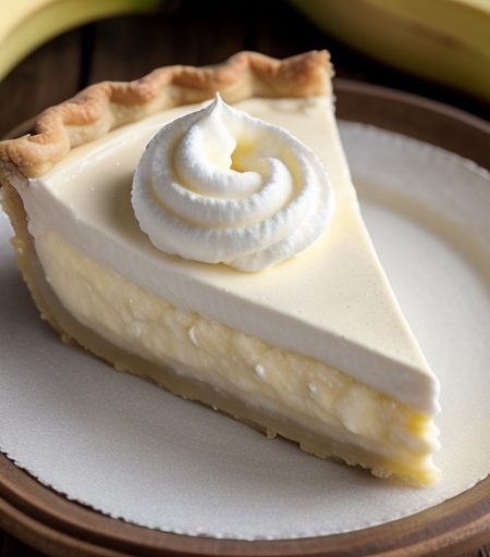 Creamy Banana Pie recipe image