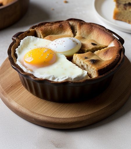 Creamy Bread Pudding With Brandied Figs recipe image