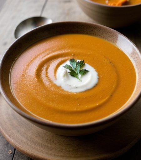 Creamy Carrot Soup recipe image