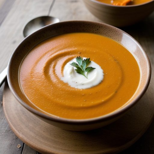 Creamy Carrot Soup recipe image