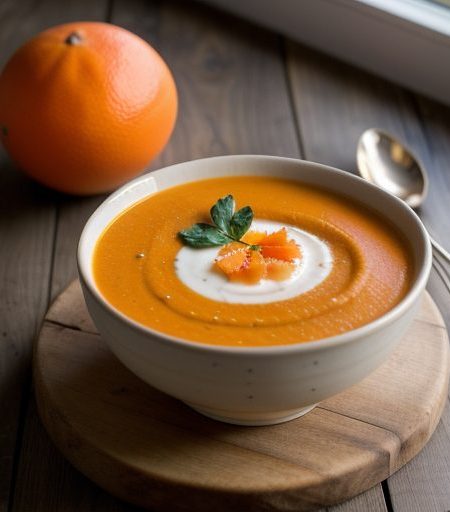 Creamy Carrot Soup recipe image