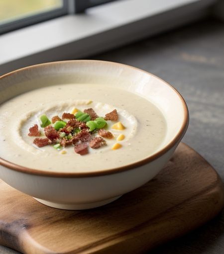 Creamy Cheddar Cheese Soup recipe image