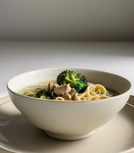 Creamy Chicken Broccoli Noodles recipe image