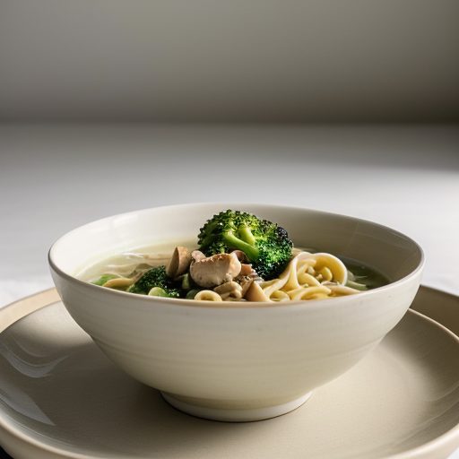 Creamy Chicken Broccoli Noodles recipe image