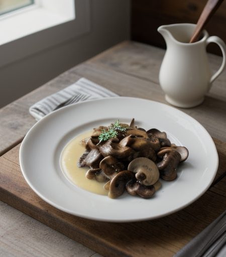Creamy Chicken & Mushrooms recipe image