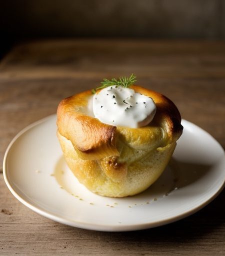Creamy Chicken Popovers recipe image