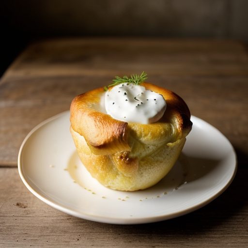Creamy Chicken Popovers recipe image