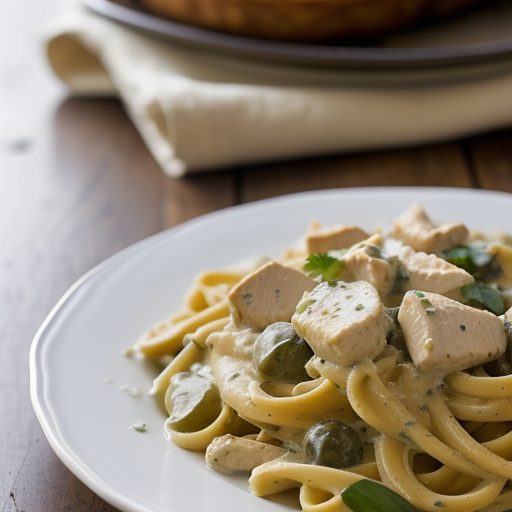 Creamy Chicken Primavera 2 recipe image