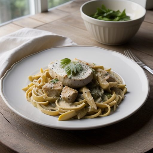 Creamy Chicken Primavera recipe image