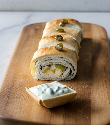Creamy Chicken Roll-Ups recipe image