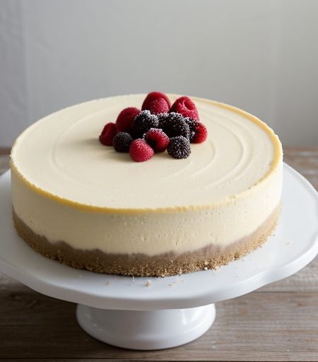 Creamy Chilled Cheesecake recipe image
