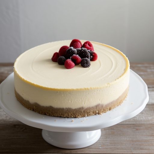 Creamy Chilled Cheesecake recipe image