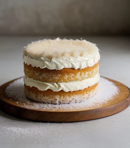 Creamy Coconut Cake recipe image