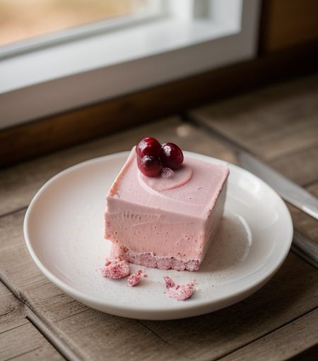 Creamy Cranberry Sherbet recipe image