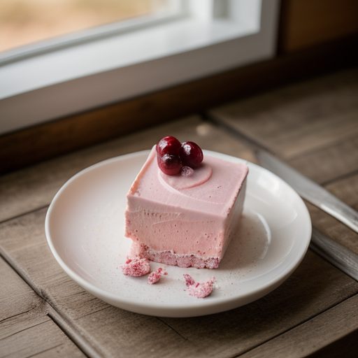 Creamy Cranberry Sherbet recipe image