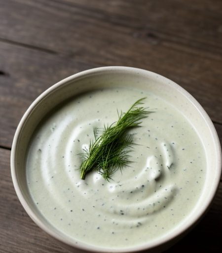 Creamy Dill & Garlic Dressing recipe image