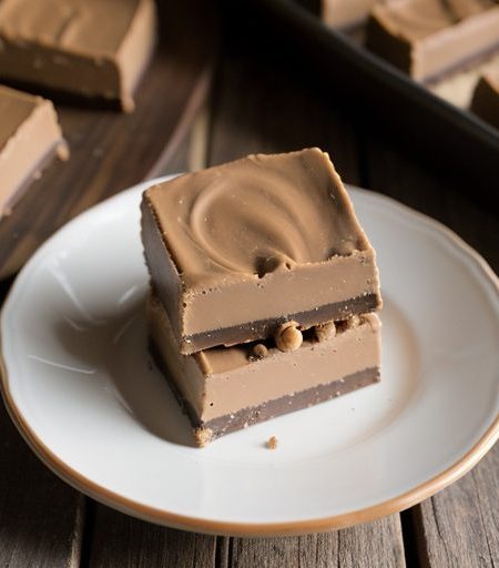 Creamy Double Decker Fudge recipe image