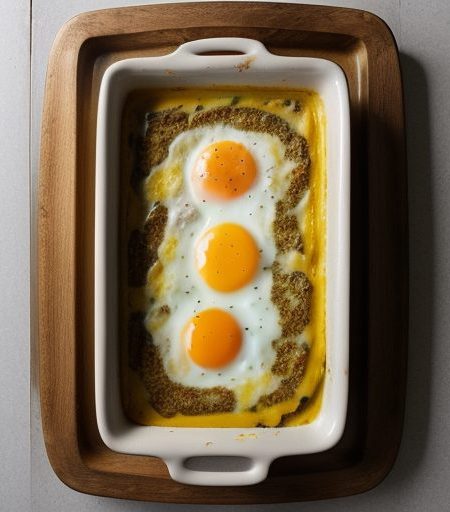 Creamy Egg & Vegetable Bake recipe image