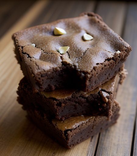 Creamy, Fudgy, Nutty Brownies recipe image