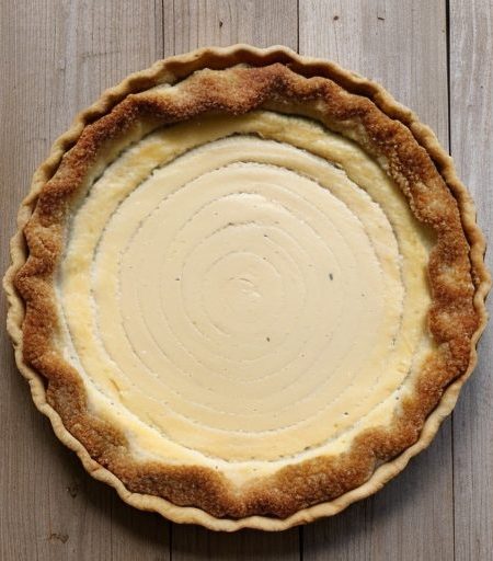 Creamy Garlic & Cheese Tart recipe image