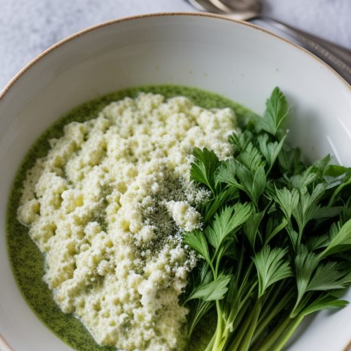 Creamy Garlic Parsley Pesto Sauce With recipe image