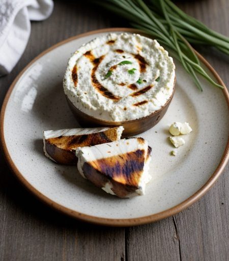 Creamy Goat Cheese & Garlic Spread recipe image