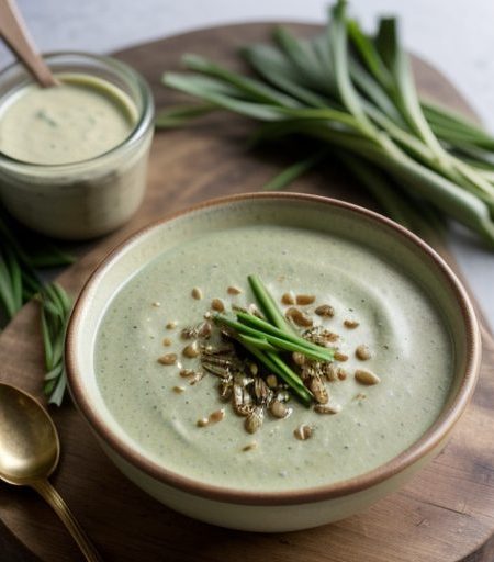 Creamy Green Garlic Dressing recipe image
