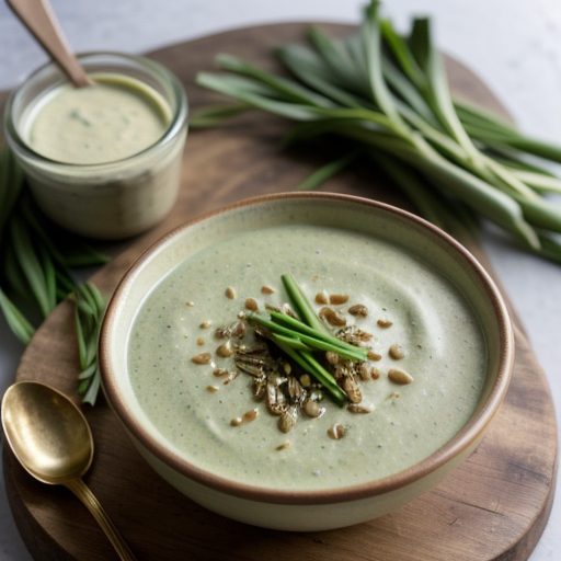 Creamy Green Garlic Dressing recipe image