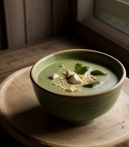 Creamy Green Pepper Soup recipe image