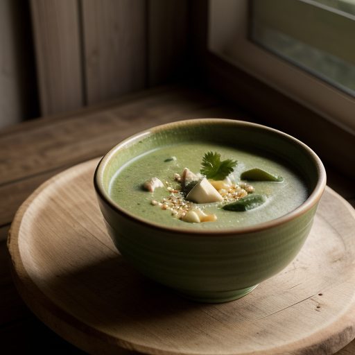 Creamy Green Pepper Soup recipe image