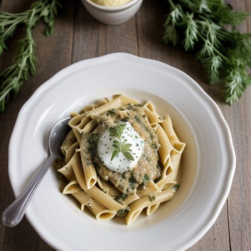 Creamy Herb Pasta Sauce recipe image