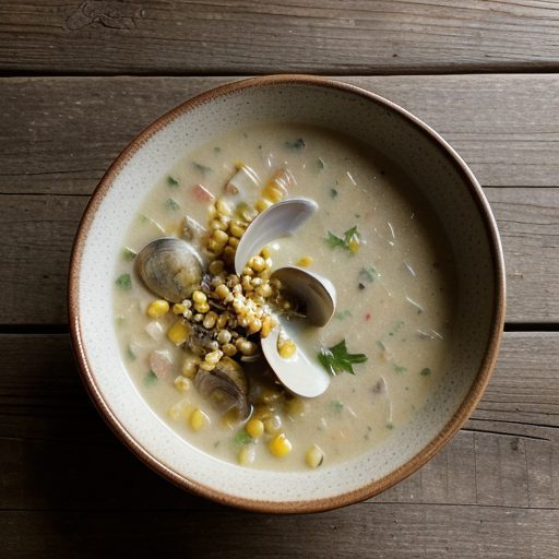 Creamy Herbed Fish and Clam Chowder recipe image
