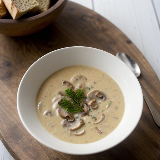 Creamy Mushroom Soup recipe image