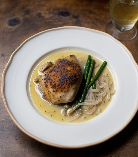 Creamy Onion Baked Chicken recipe image
