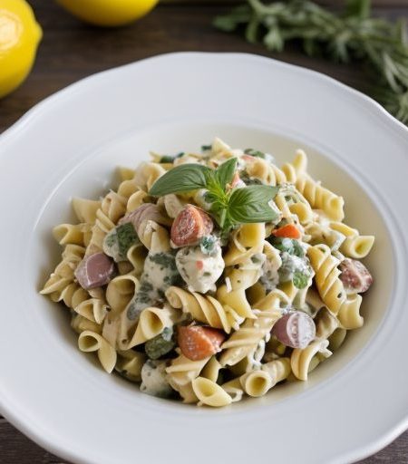 Creamy Pasta Salad recipe image