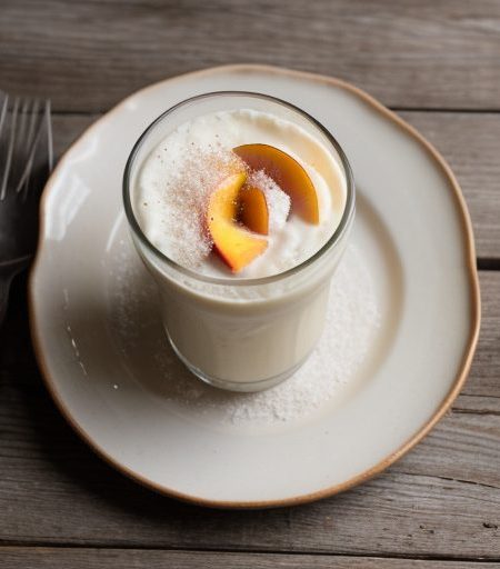 Creamy Peach Freeze recipe image