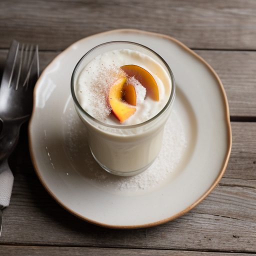 Creamy Peach Freeze recipe image